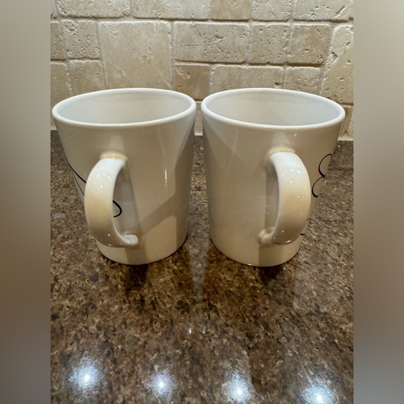 New Hubby Wifey Coffee Mugs Porcelain 12oz - Picture 5 of 9